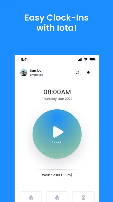 ภาพหน้าจอของ iota Attendance